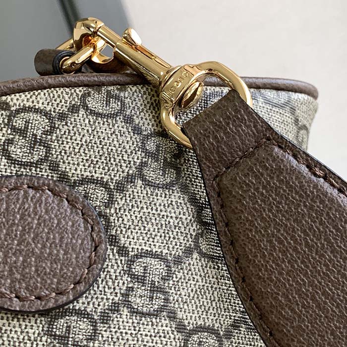 G*u*i gg women ophidia mini gg top handle bag beige ebony supreme