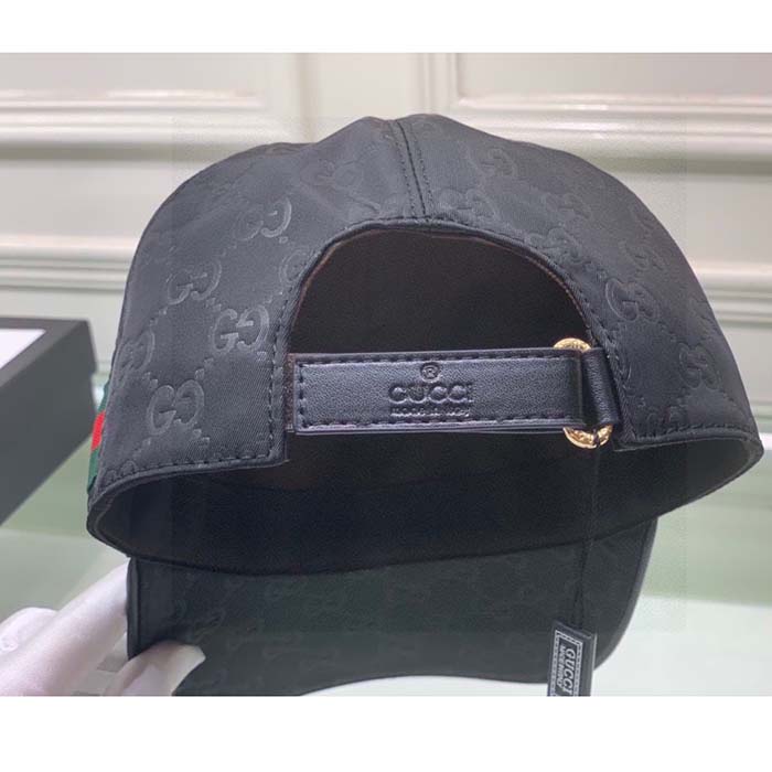 G*u*i unisex original gg canvas baseball hat web green red web