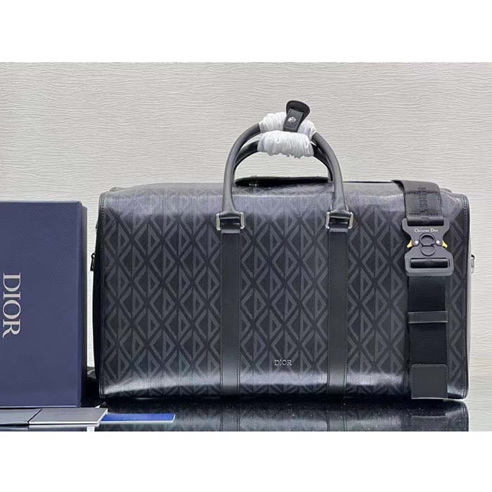 dior unisex cd lingot 50 duffle bag black cd Di*m*nd canvas