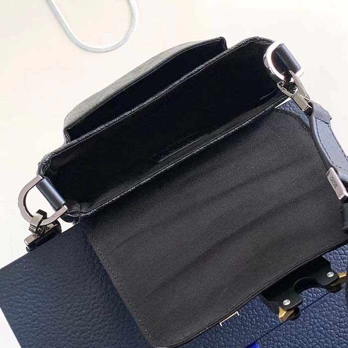 dior unisex mini hit the road bag black cd Di*m*nd canvas