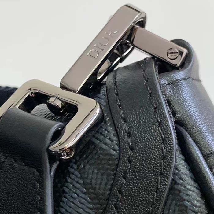 dior unisex mini hit the road bag black cd Di*m*nd canvas
