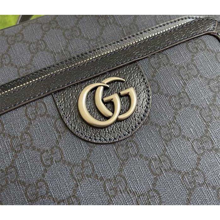 G*u*i unisex ophidia gg medium backpack navy blue black gg supreme canvas double g