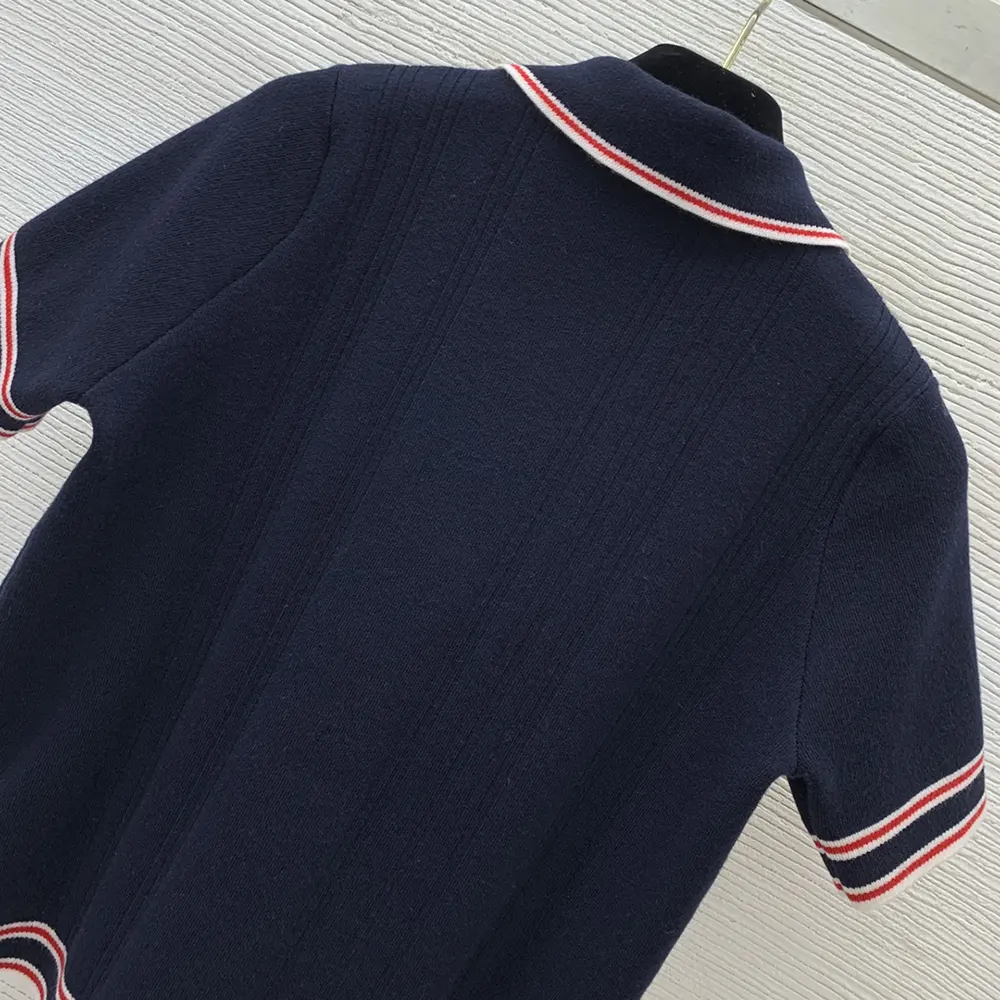 G*u*i women polo top with striped trim 691713xkd264915