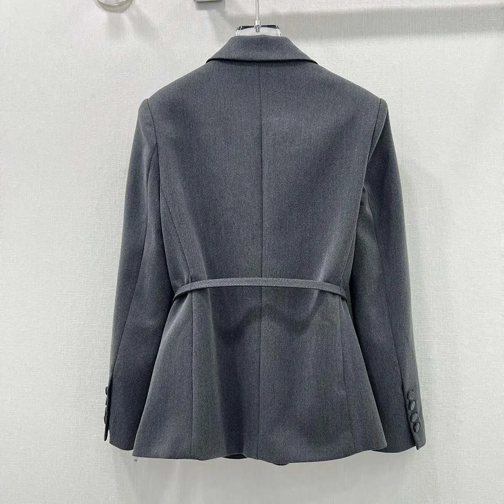 G*u*i women single breasted wool grisaille jacket 796295z8bt01200