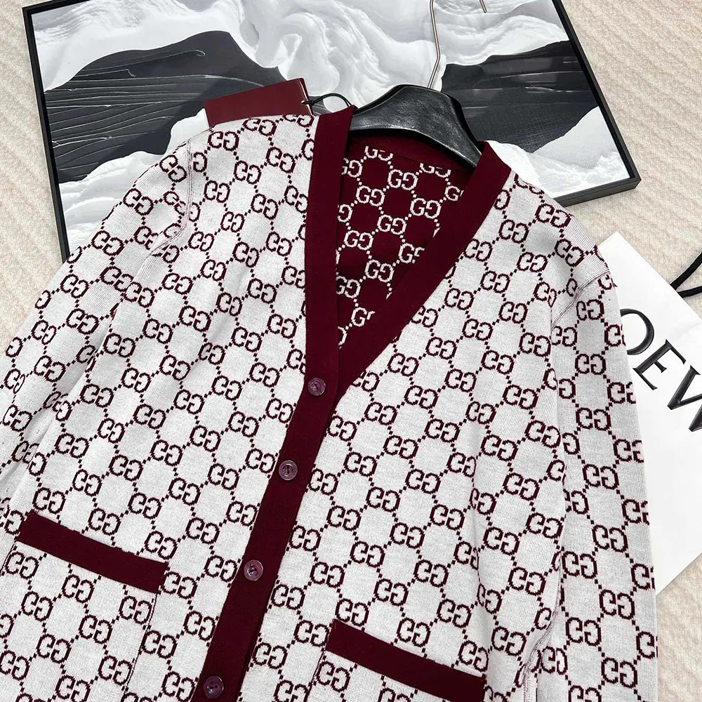 G*u*i men reversible gg wool jacquard cardigan 798157xkd8t6419