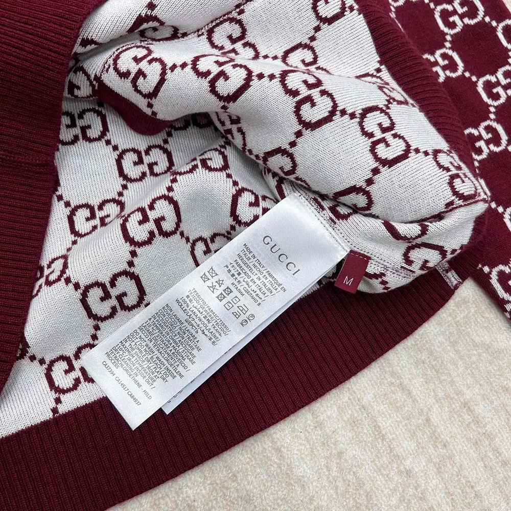 G*u*i men reversible gg wool jacquard cardigan 798157xkd8t6419