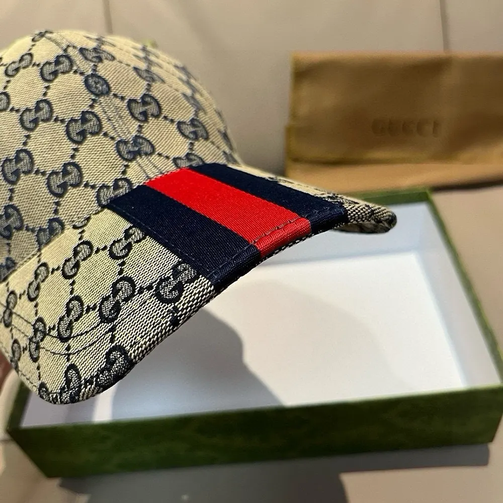 G*u*i unisex original gg canvas baseball hat-navy 7890164hba84084