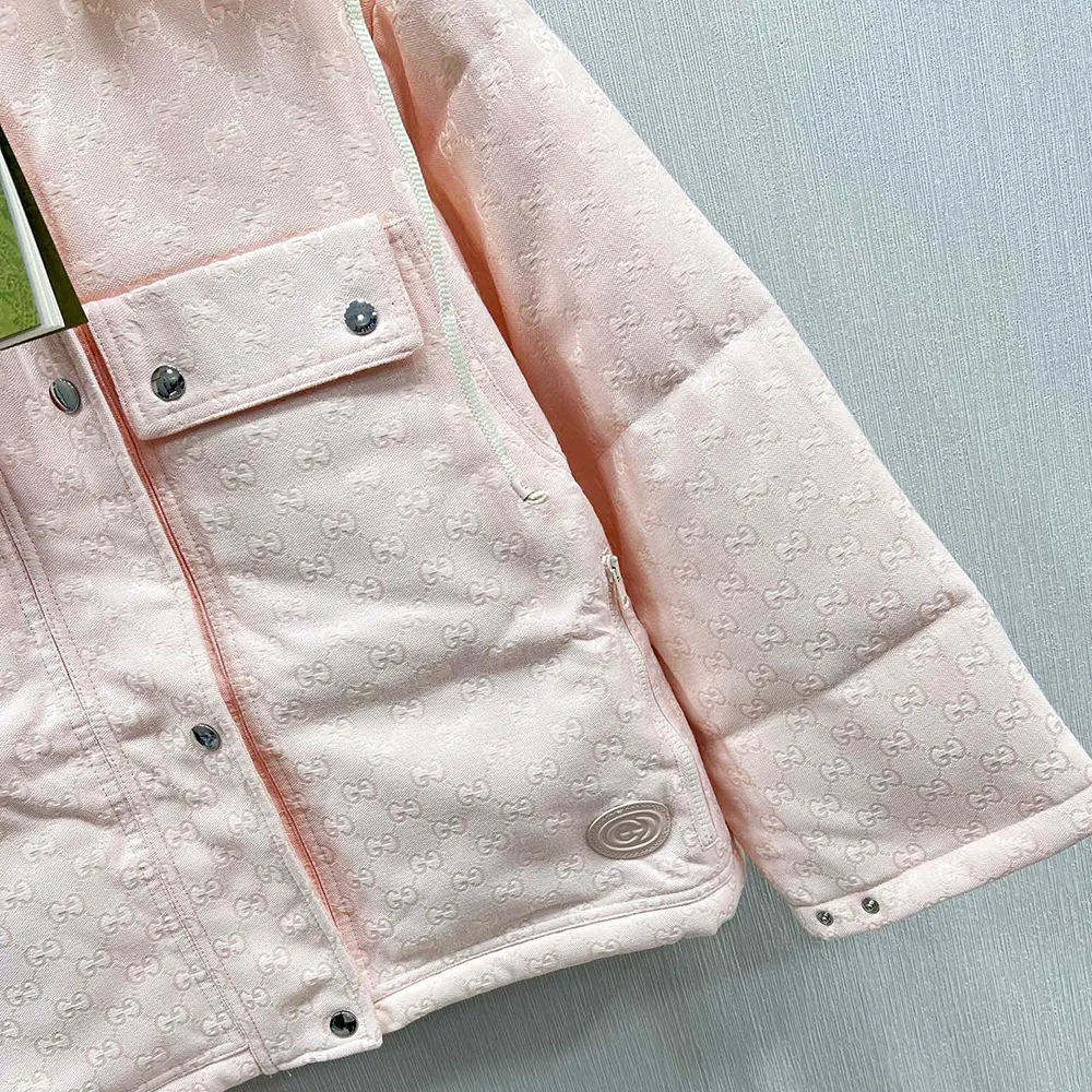 G*u*i women gg cotton canvas puffer jacket‎ 774871z9aar5677