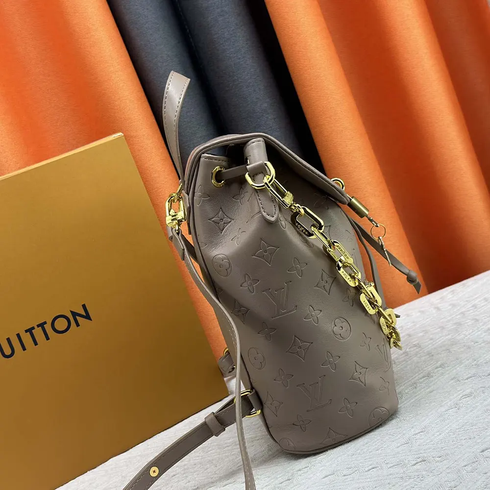 Louis Vuitton LV Women Coussin Backpack PM-Gray M13358