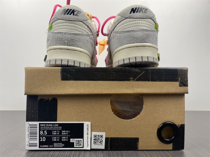 Nike Dunk Low Off-White Lot 17 DJ0950-117
