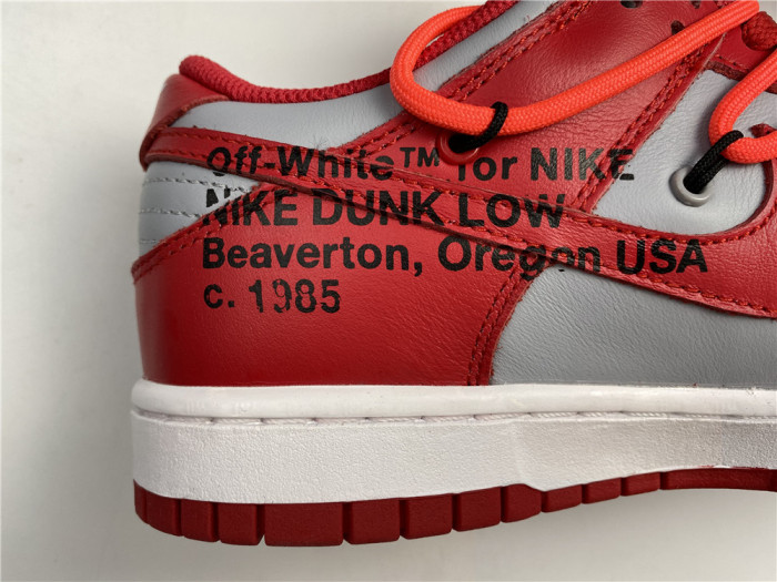 OFF-WHITE x Dunk Low ‘University Red’ CT0856-600