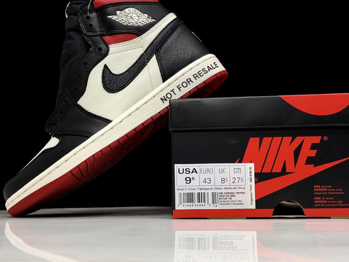 Air Jordan 1 Retro High OG NRG “Not For Resale” Varsity Red 861428-106
