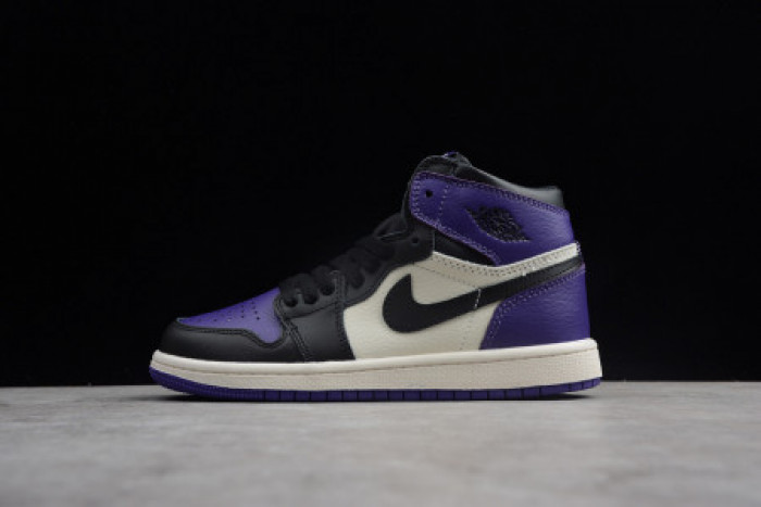 KIDS AIR JORDAN 1 RETRO HIGH OG ‘COURT PURPLE’ 555088-501