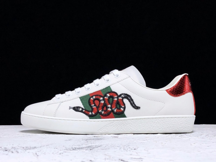 G*u*i ace leather sneaker 456230 02jp0 9064