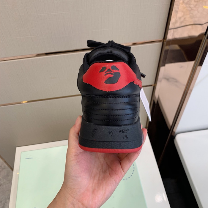 OFF WHITE™ C/O VIRGIL ABLOH OUT OF OFFICE LOW-TOP LEATHER SNEAKERS "OOO"