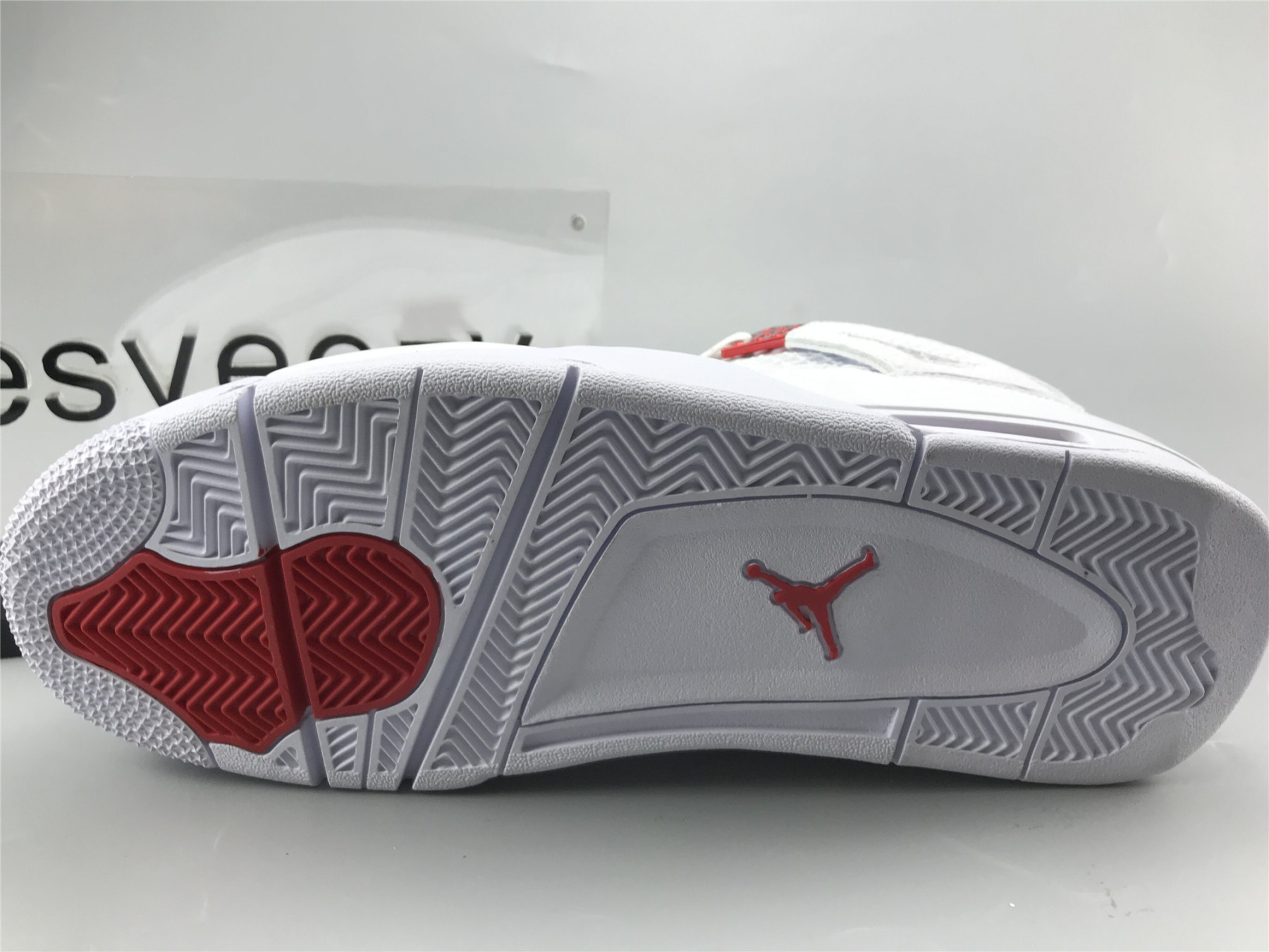 UA AIR JORDAN 4 RETRO METALLIC RED
