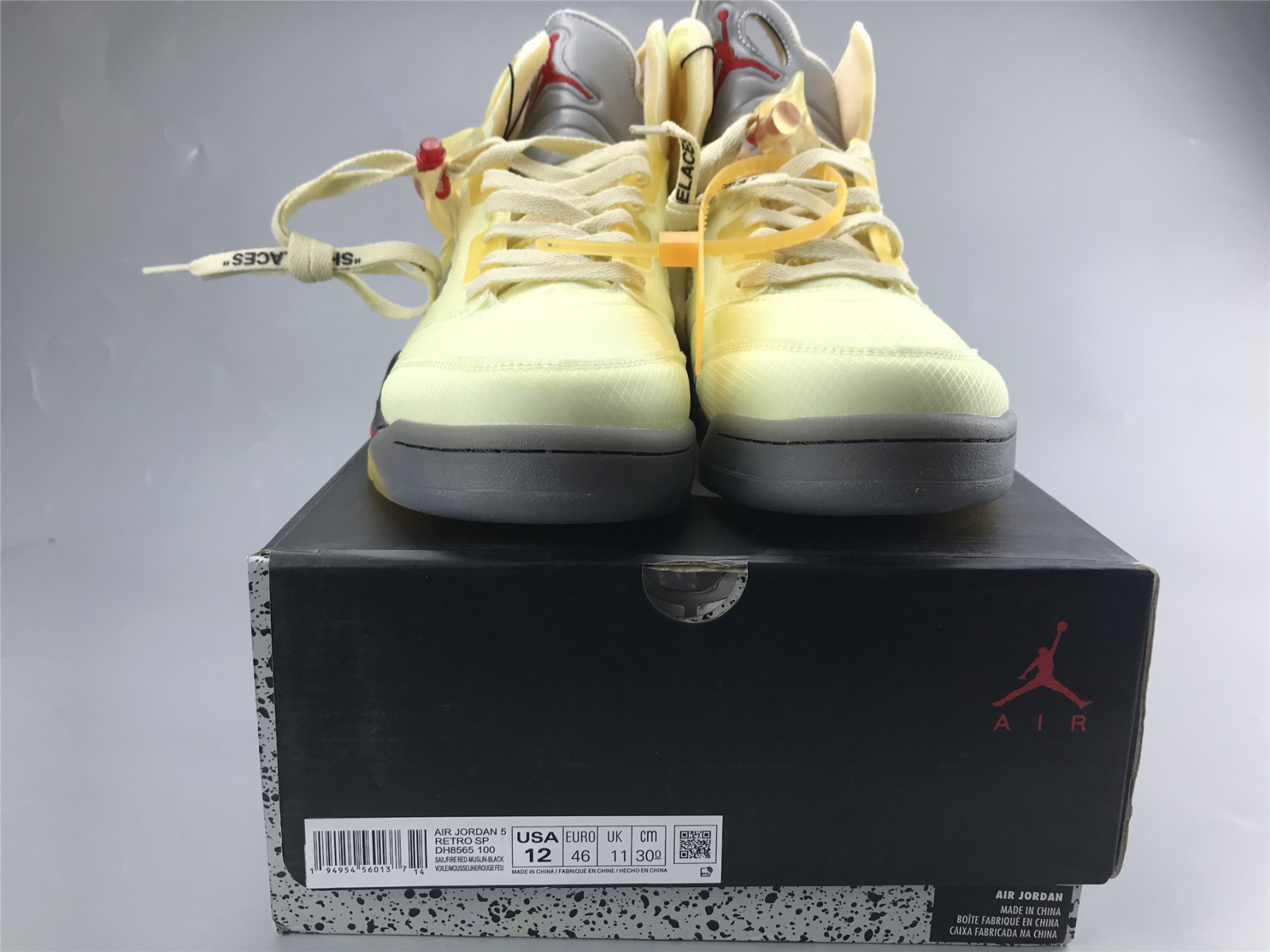 UA OFF-WHITE X AIR JORDAN 5 SP SAIL