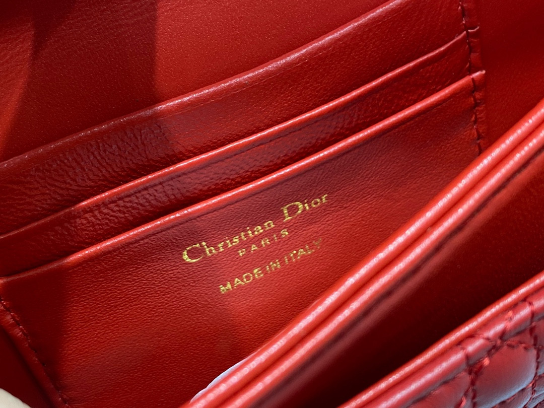 MISS D10r MINI BAG Crimson Red S0980ONMJ-M57R 21 x 11.5 x 4.5 cm