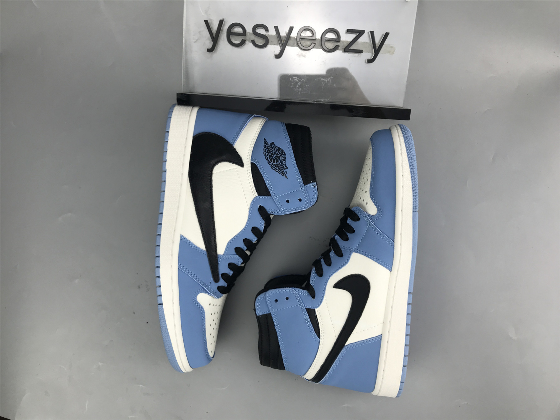 UA FRAGMENT X TS X AIR JORDAN 1 HIGH OG SP UNIVERSITY BLUEÂ