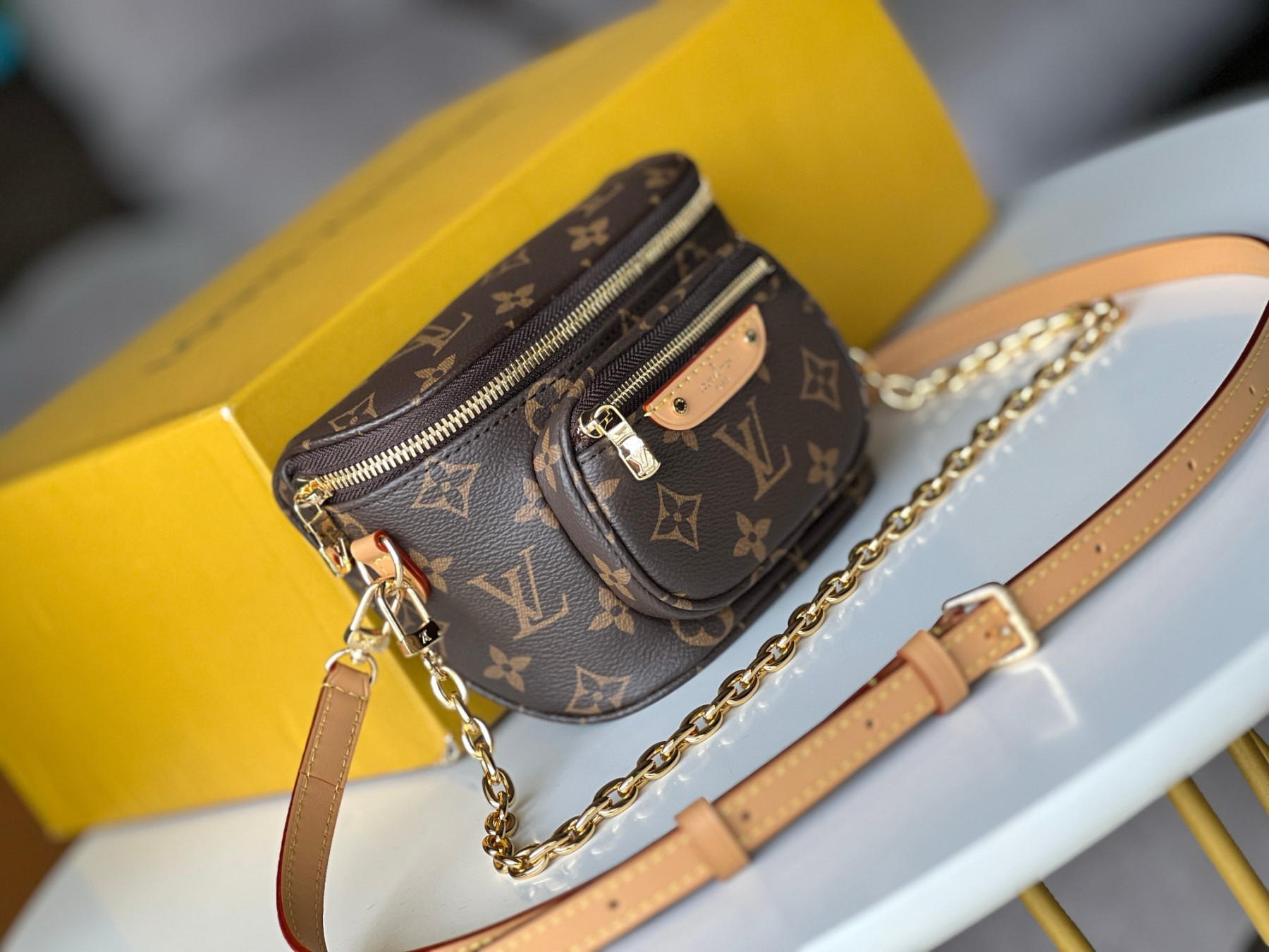 LV M82335 Mini Bumbag 6.7 x 4.7 x 3.7 inches