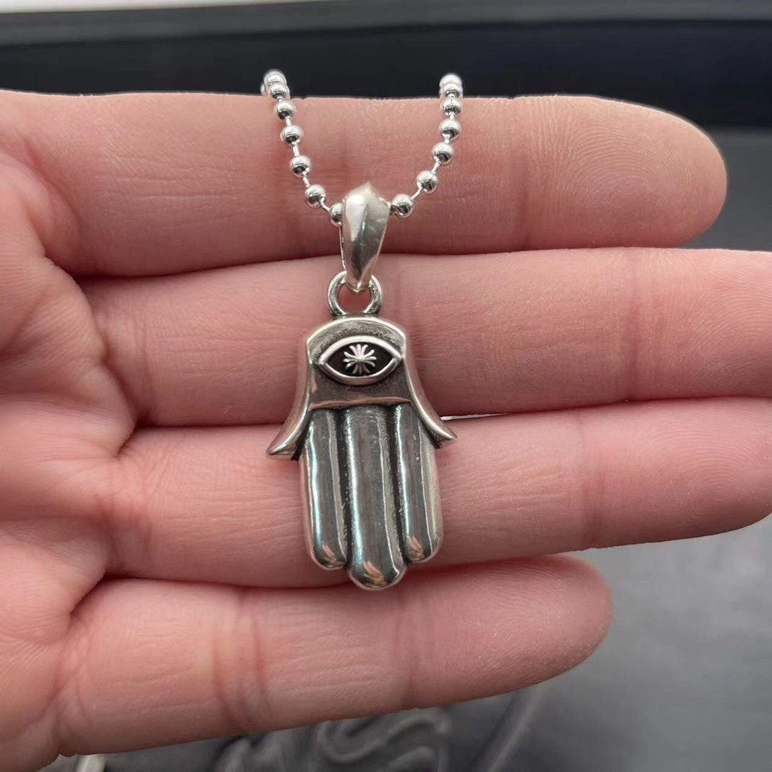 Ch*0me He**ts Moon Goddess Hand Necklace
