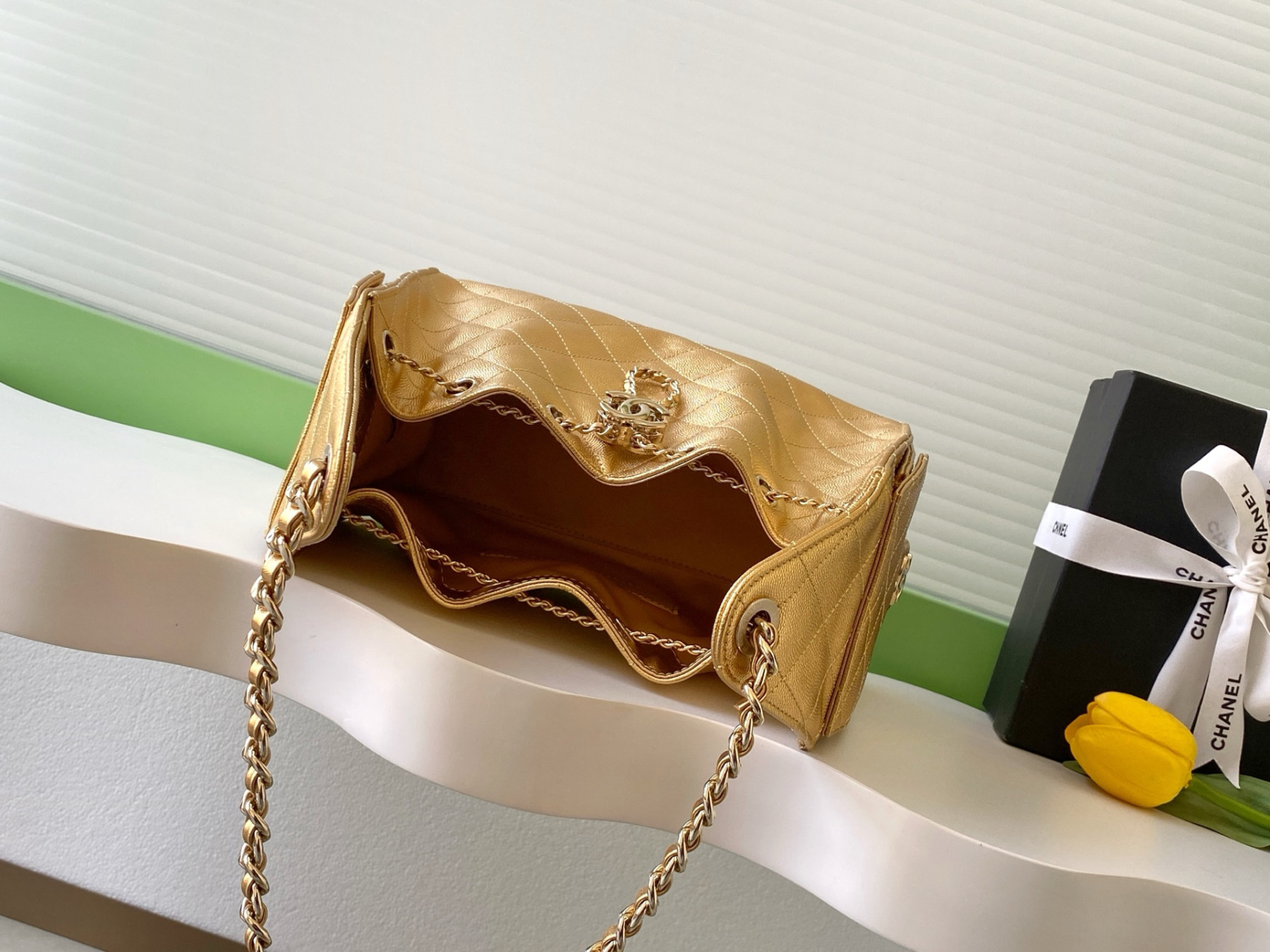 Ch**el 25C Bucket Bag 26x30x14cm
