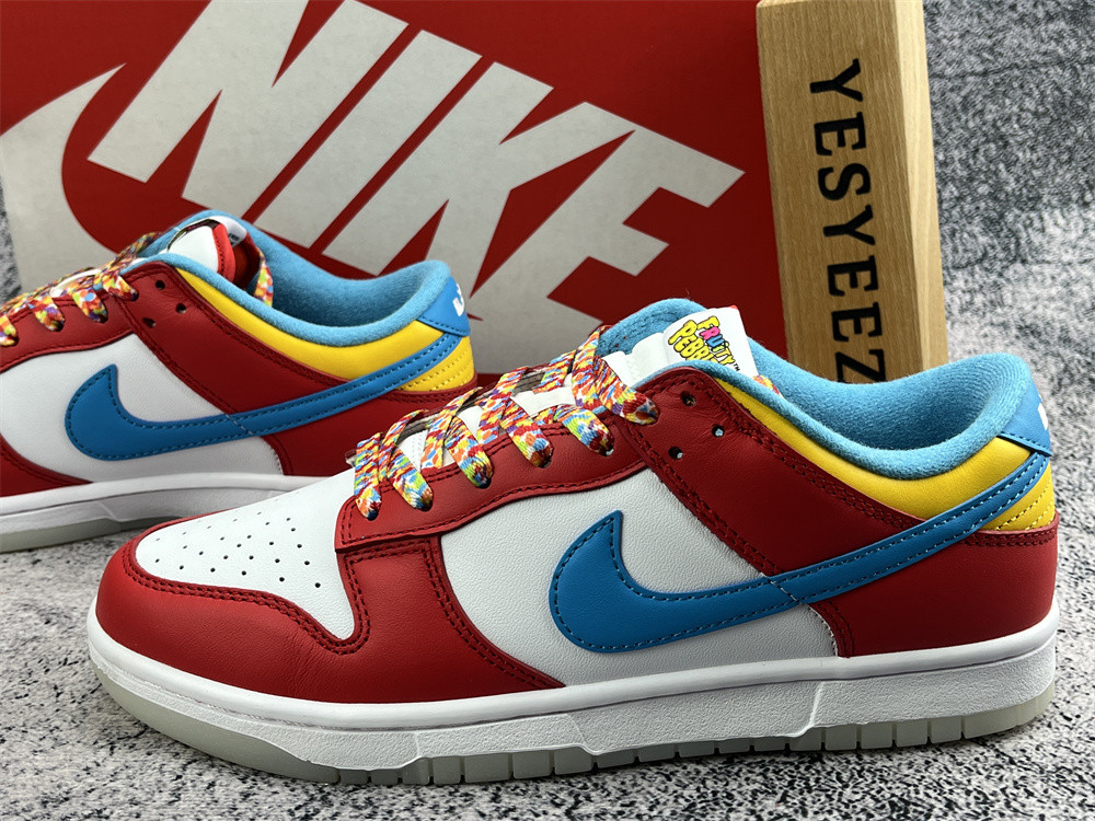 UA NIKE LEBRON JAMES X FRUITY PEBBLES X DUNK LOW