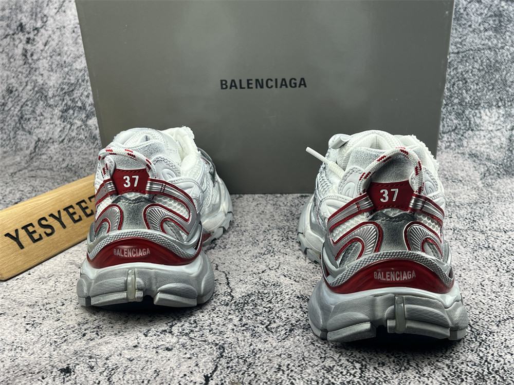 UA RUNNER GREY WHITE RED