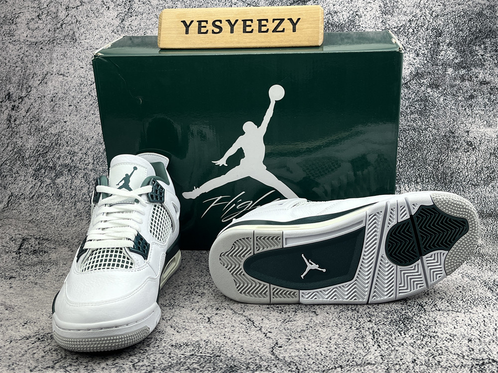 UA Jordan 4 Retro Oxidized Green