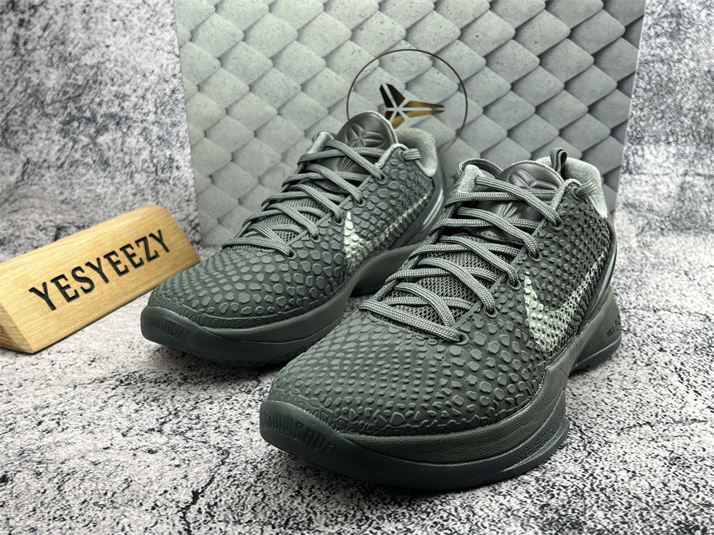 UA Nike Kobe 6 Black Mamba Collection Fade to Black