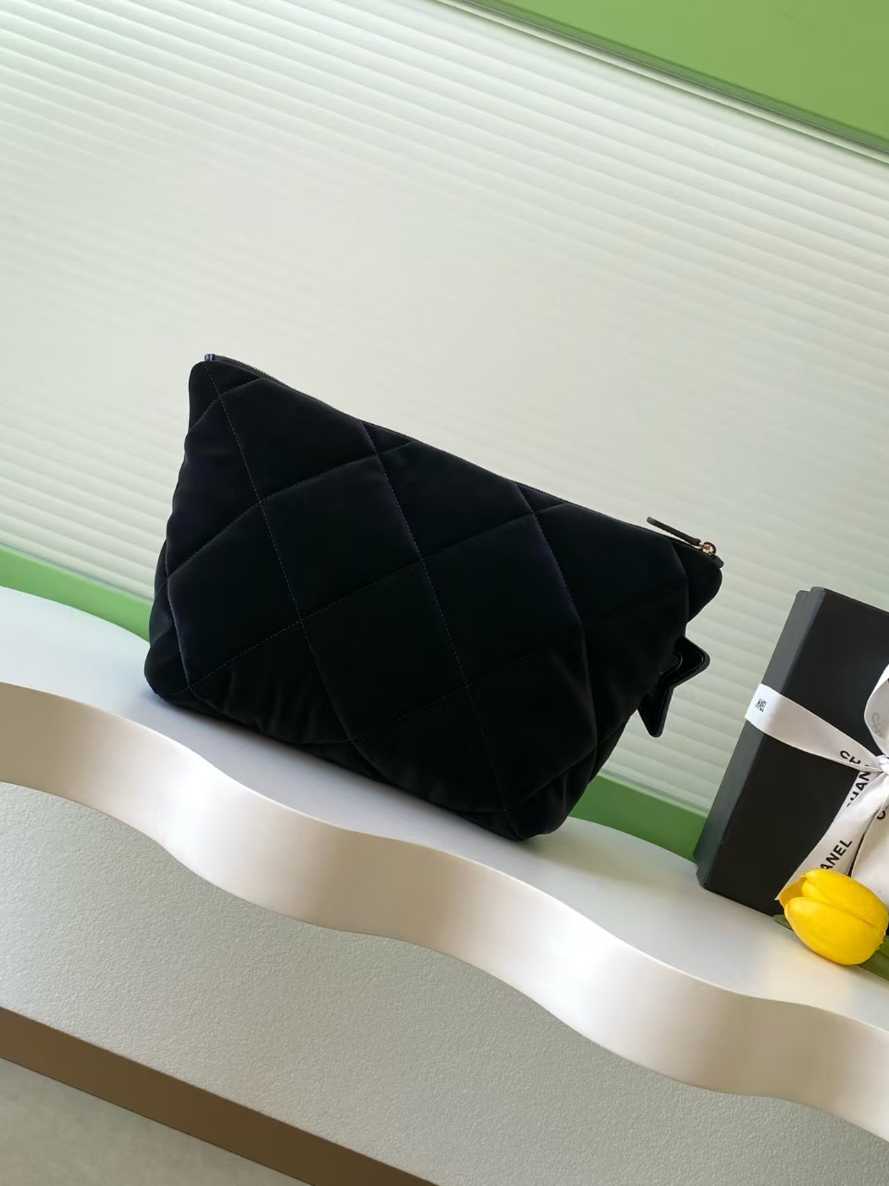 Ch**el Zipped Case 19.6x33x12cm