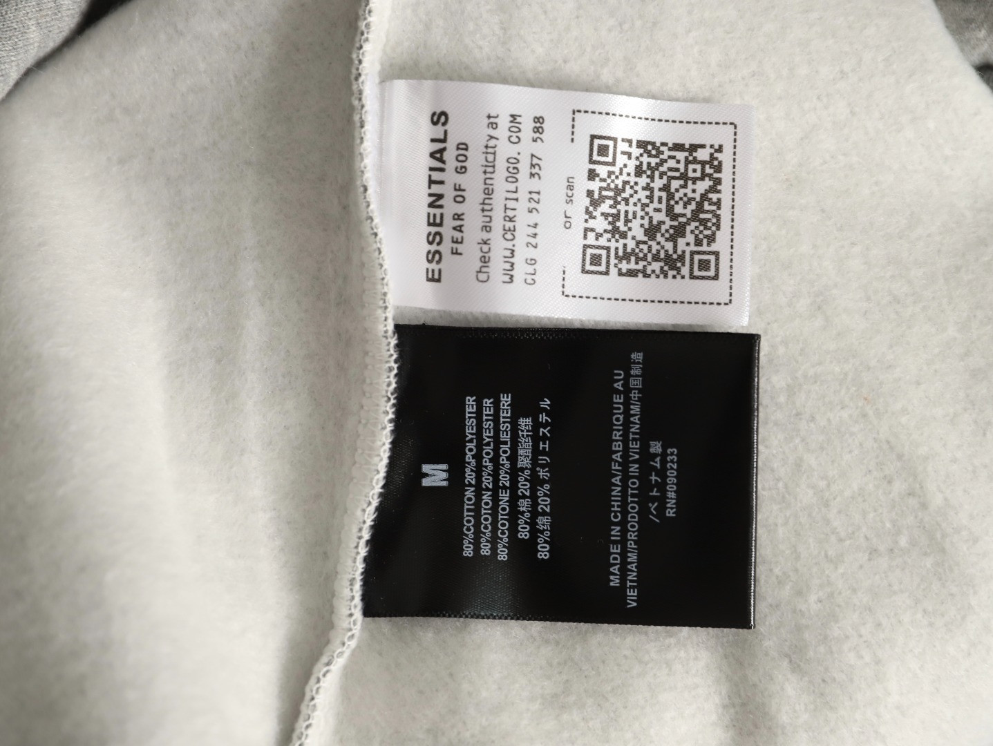FEAR OF GOD Plush Hoodies Suit