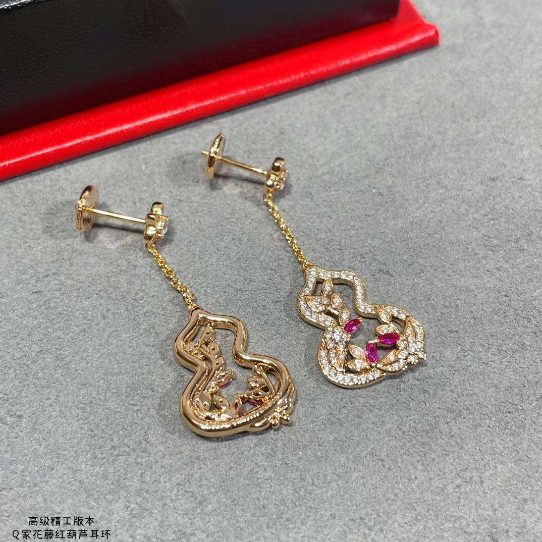Qeelin Vine Gourd Earrings