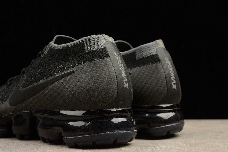 UA Nike Air Vapormax Flyknit Black Anthracite-Dark Grey Shoes