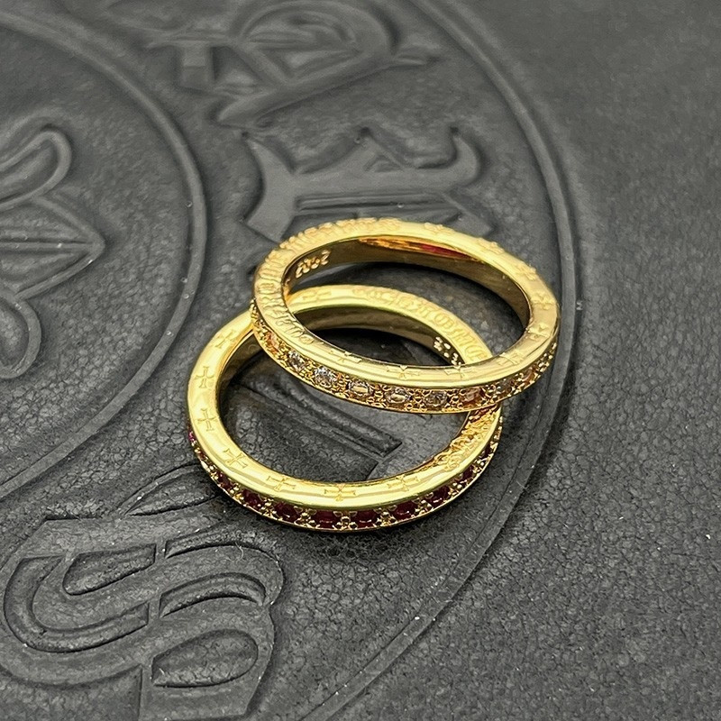 Ch*0me He**ts 3mm Cross Ring