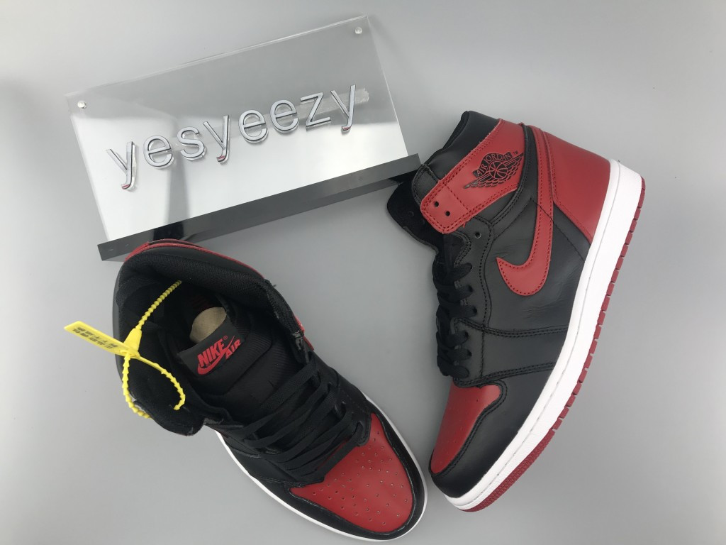 UA AIR JORDAN 1 RETRO HIGH OG "BRED"