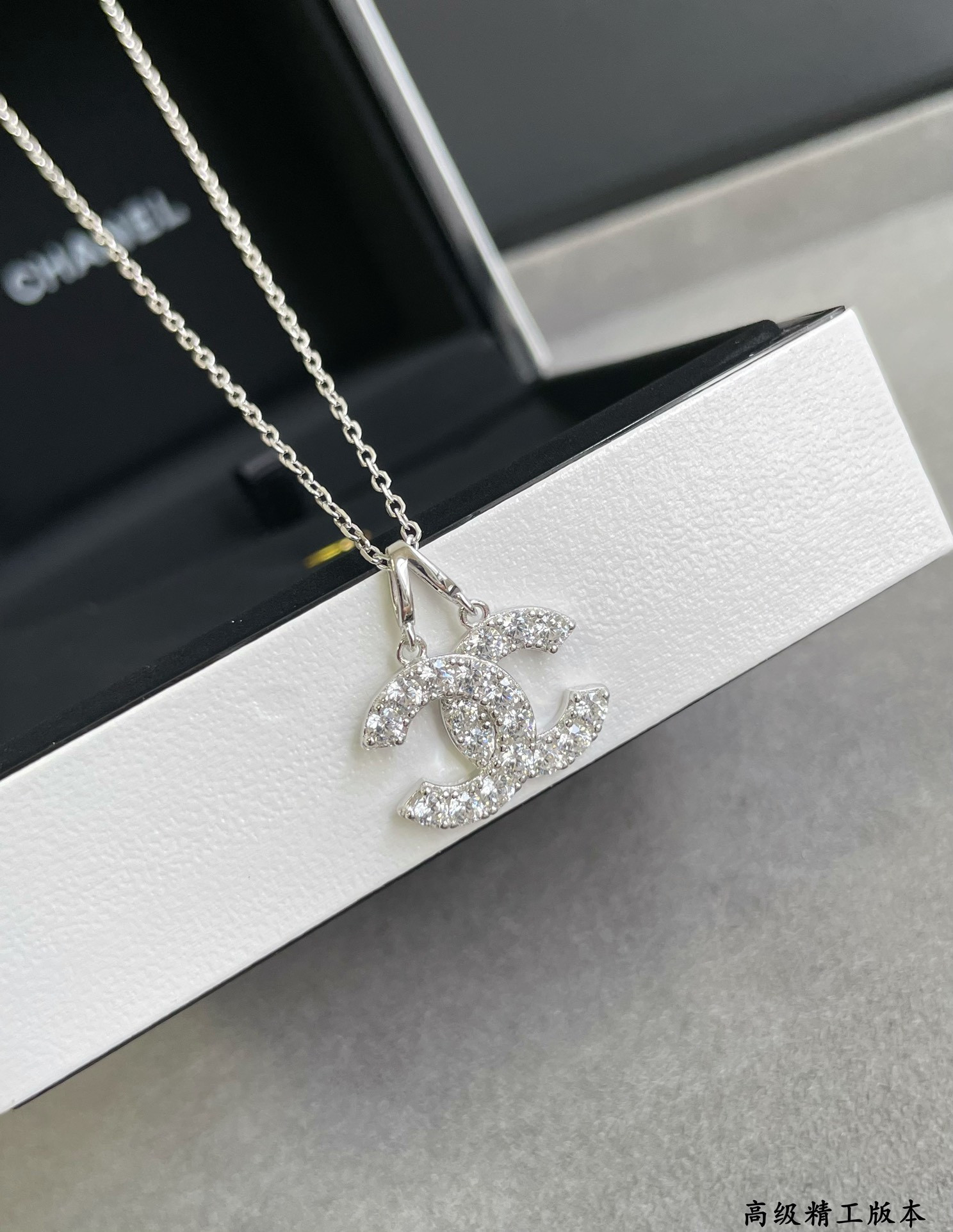 Ch**el Double C Necklace