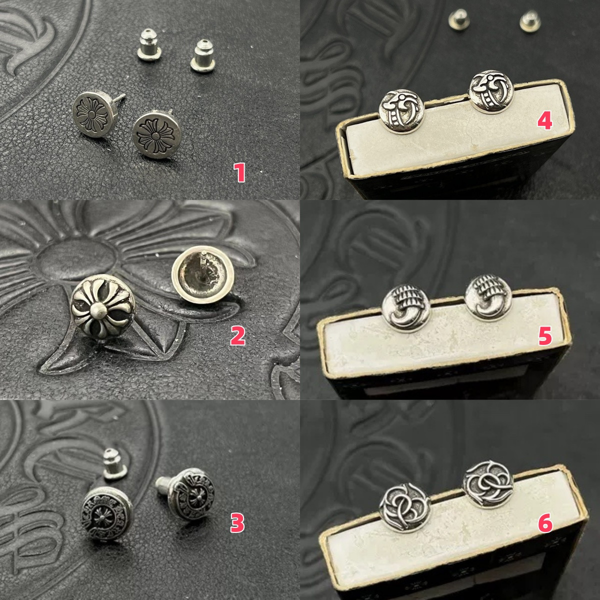 Ch*0me He**ts Earrings
