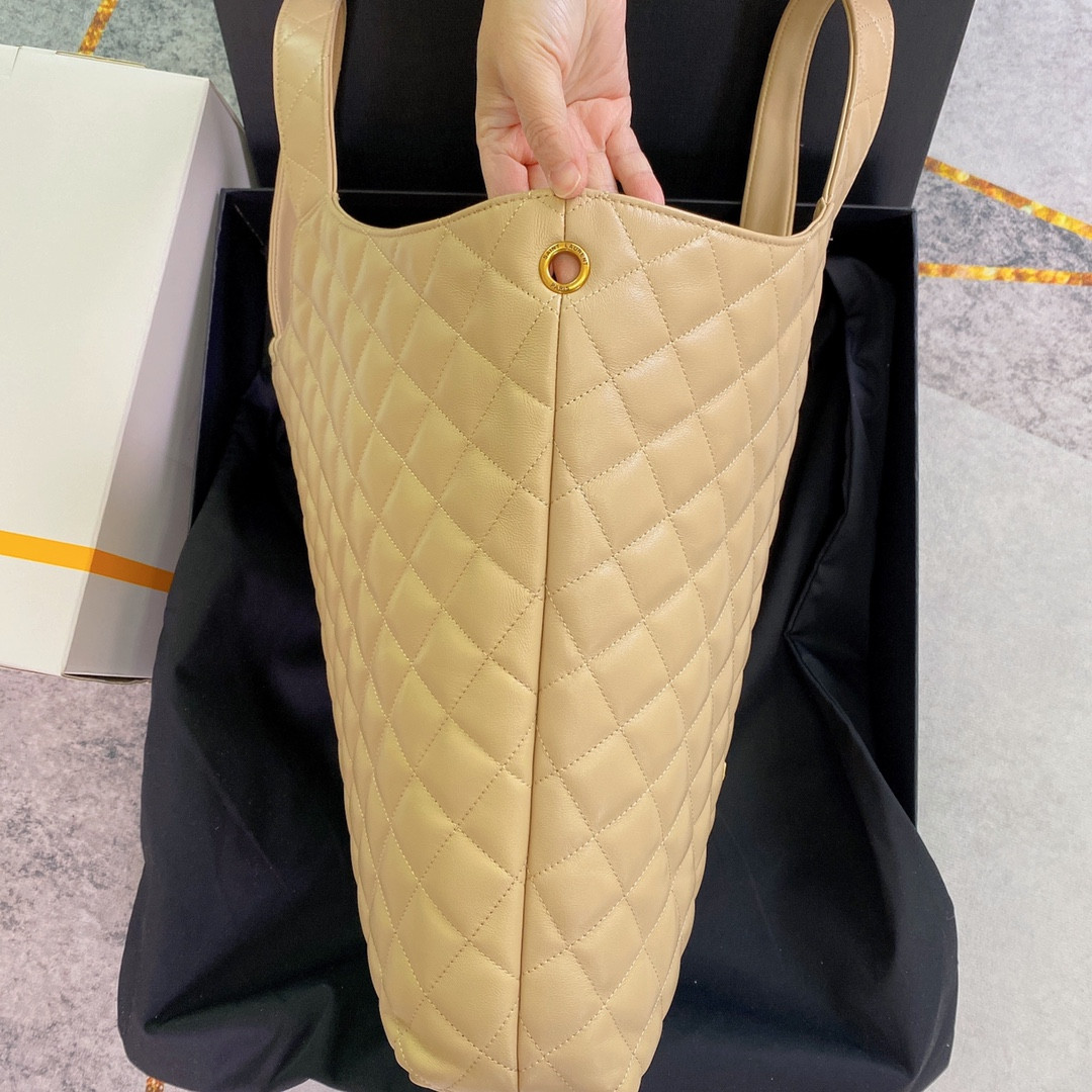 Y51 ICARE MAXI SHOPPING BAG IN QUILTED LAMBSKIN