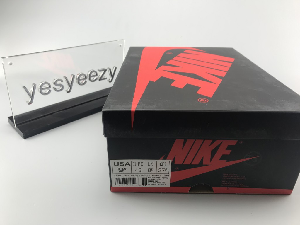 UA AIR JORDAN 1 RETRO HIGH OG NRG NOT FOR RESALE BLACK BRED