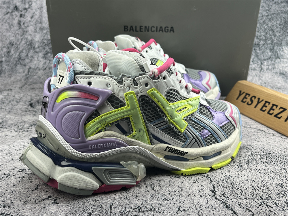 UA RUNNER GREY PURPLE