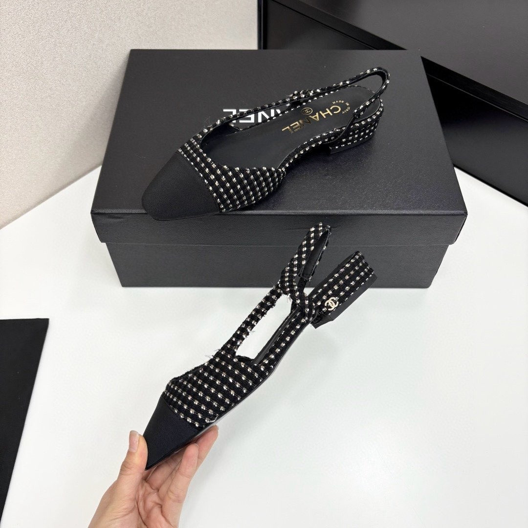 UA Ch**el SLINGBACKS FLAT
