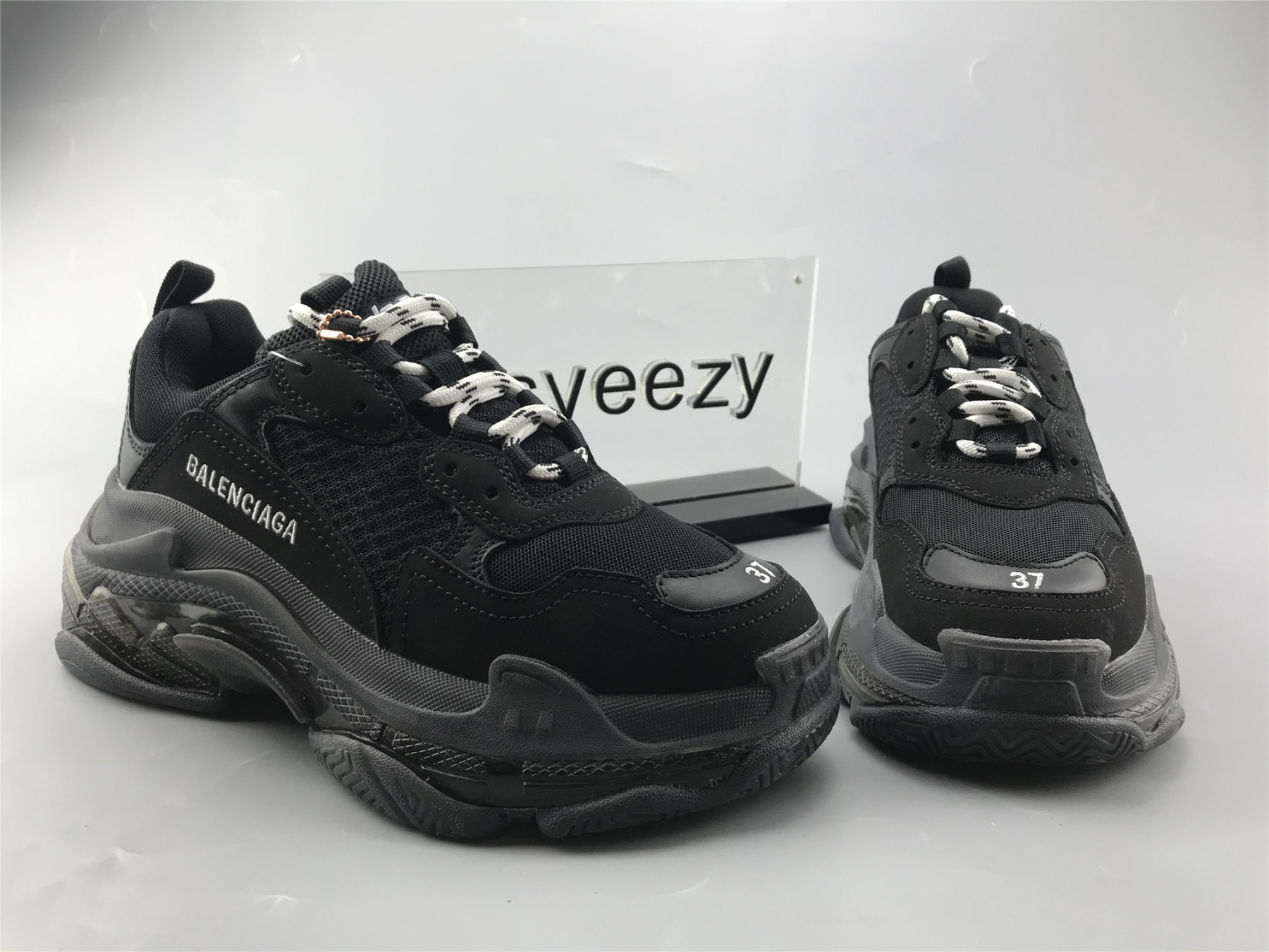 UA TRIPLE S TRAINERS BLACK