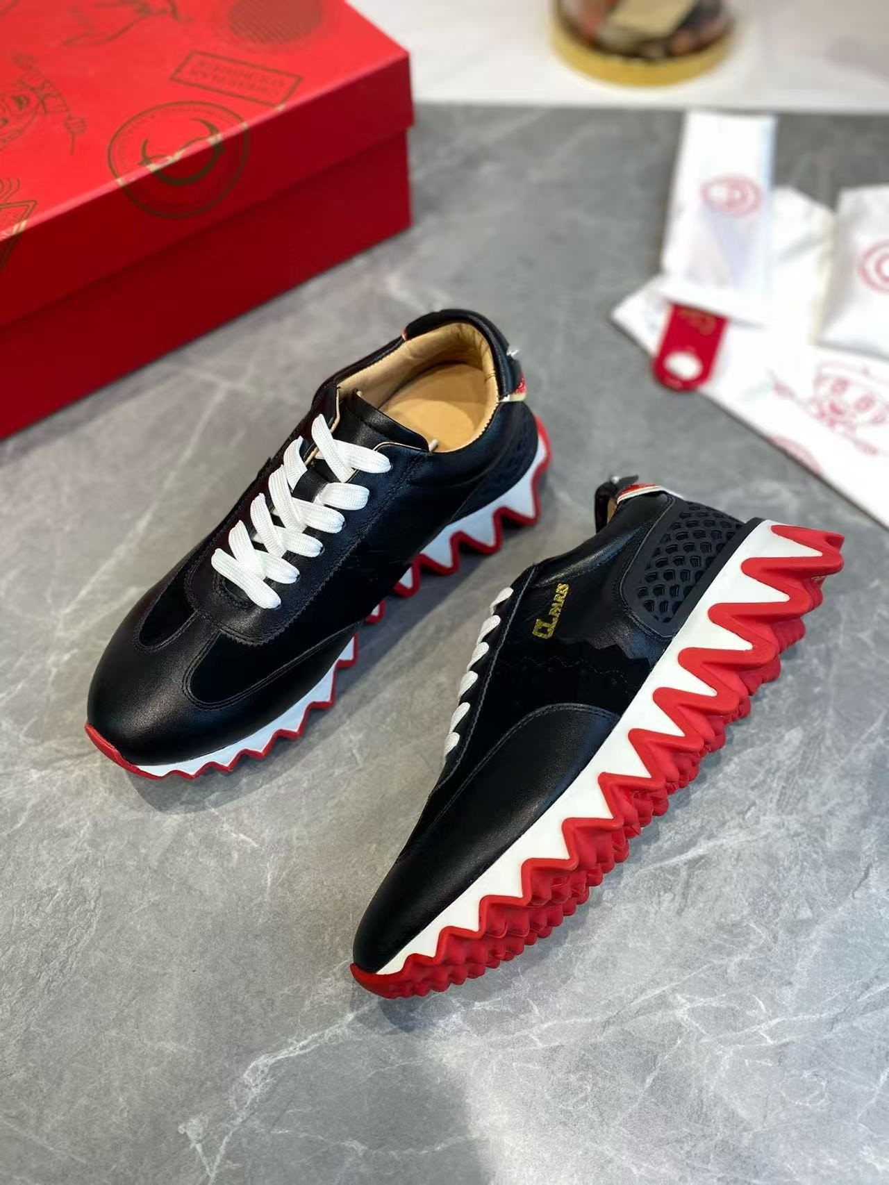 UA Chr1st1an Louboutin Loubishark Sneaker