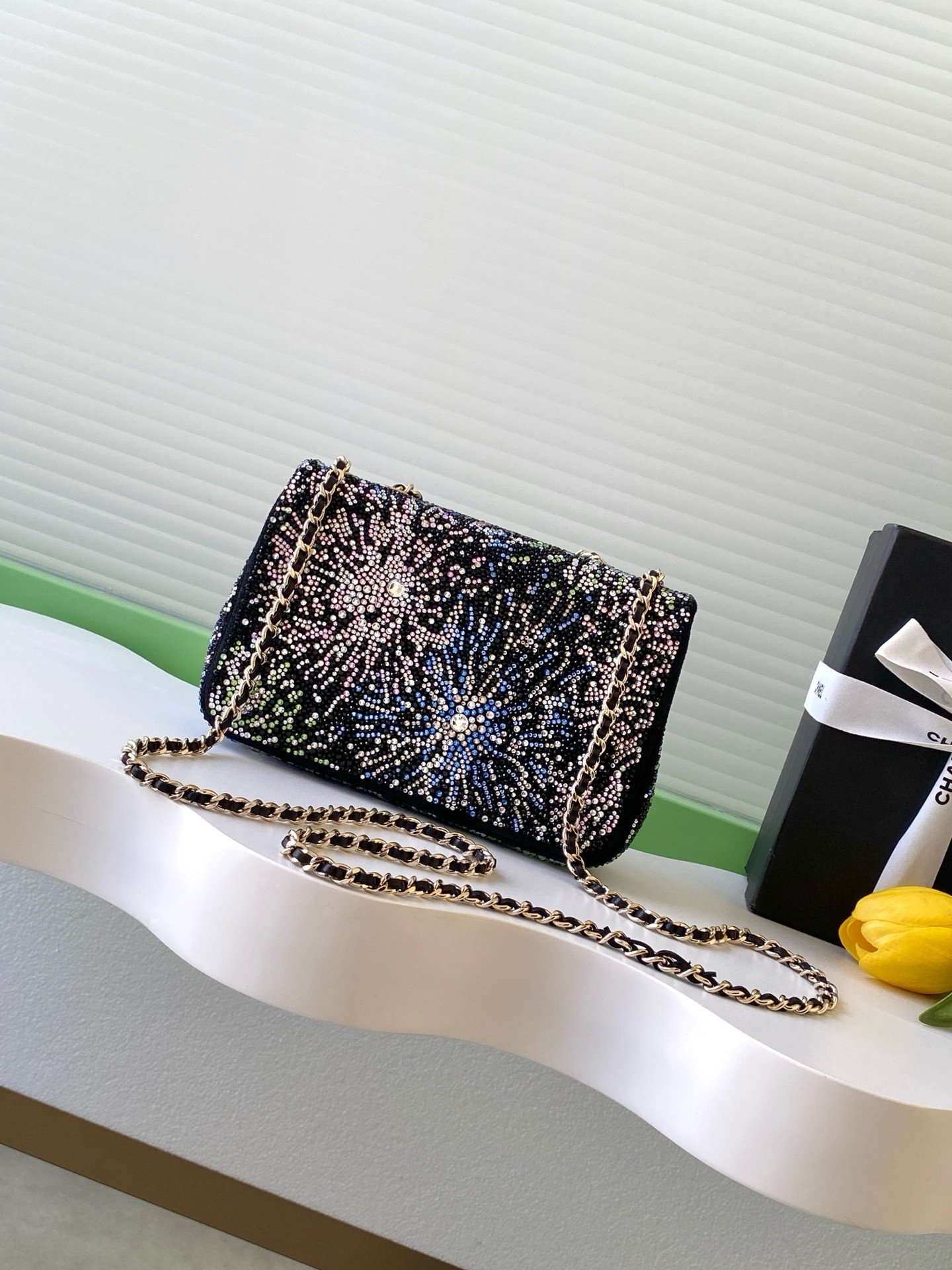 Ch**el Evening Bag 13x21x8cm