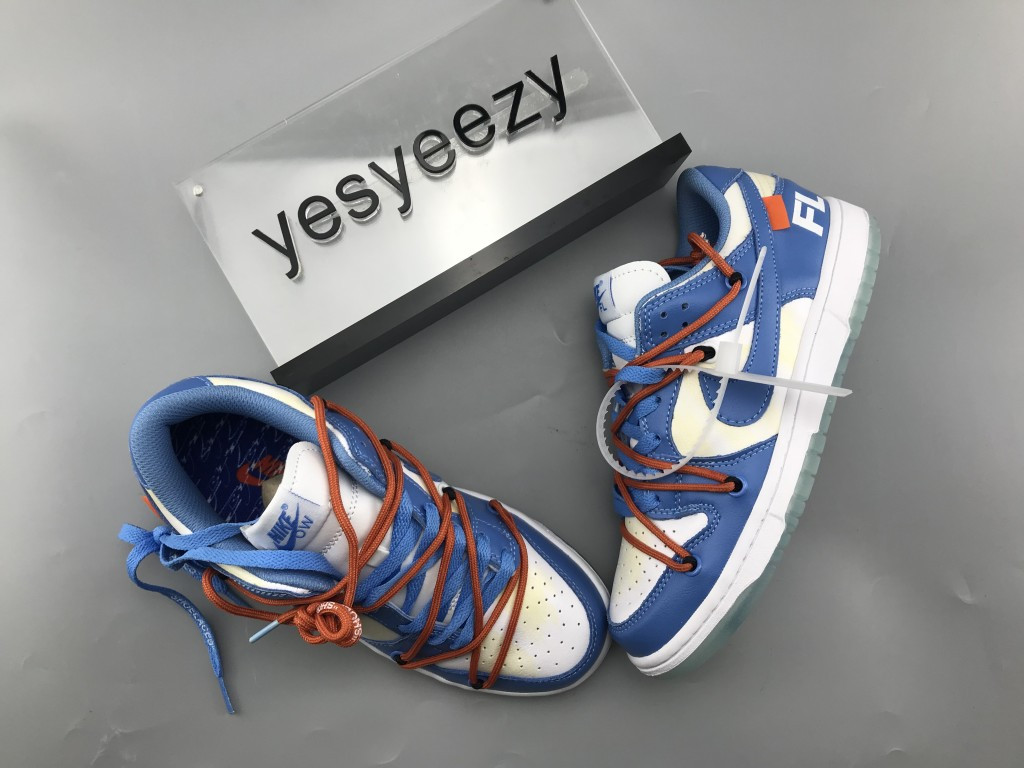 UA OFF WHITE X NIKE SB DUNK LOW "UNC"