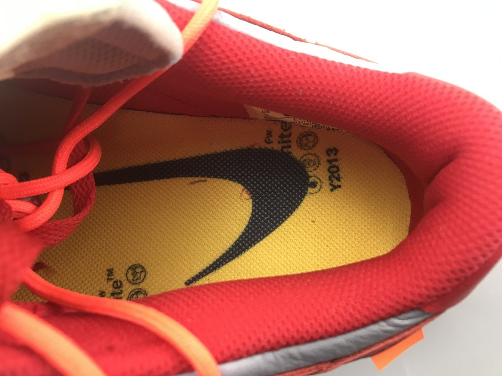 UA NIKE OFF-WHITE X DUNK LOW "UNIVERSITY RED"