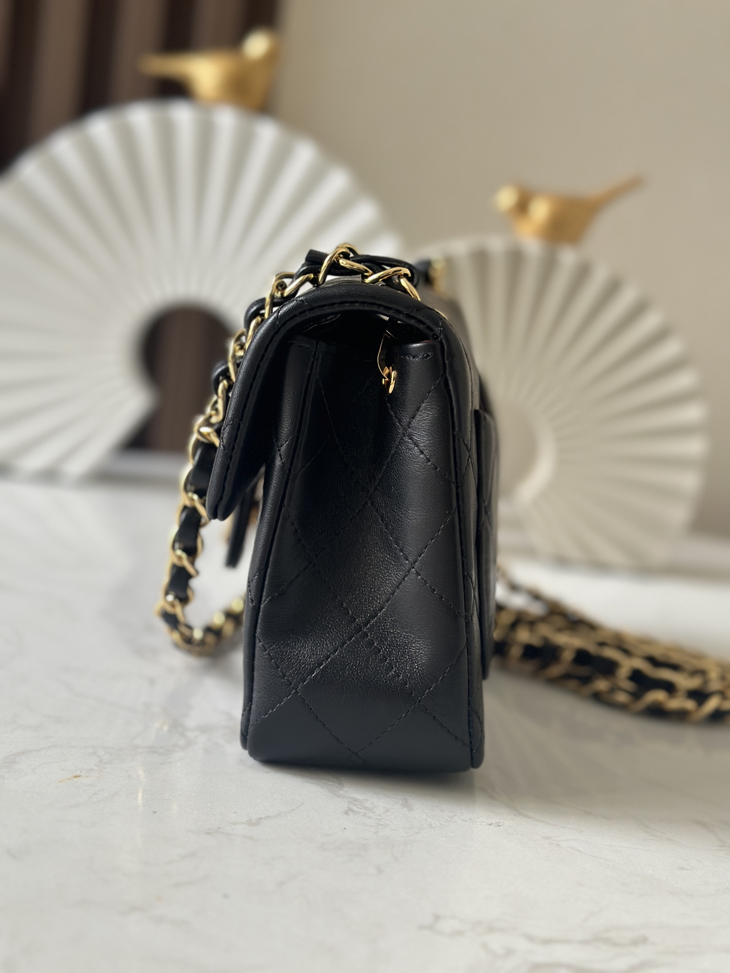 Ch**el Mini Square Flap Bag 17.5cm