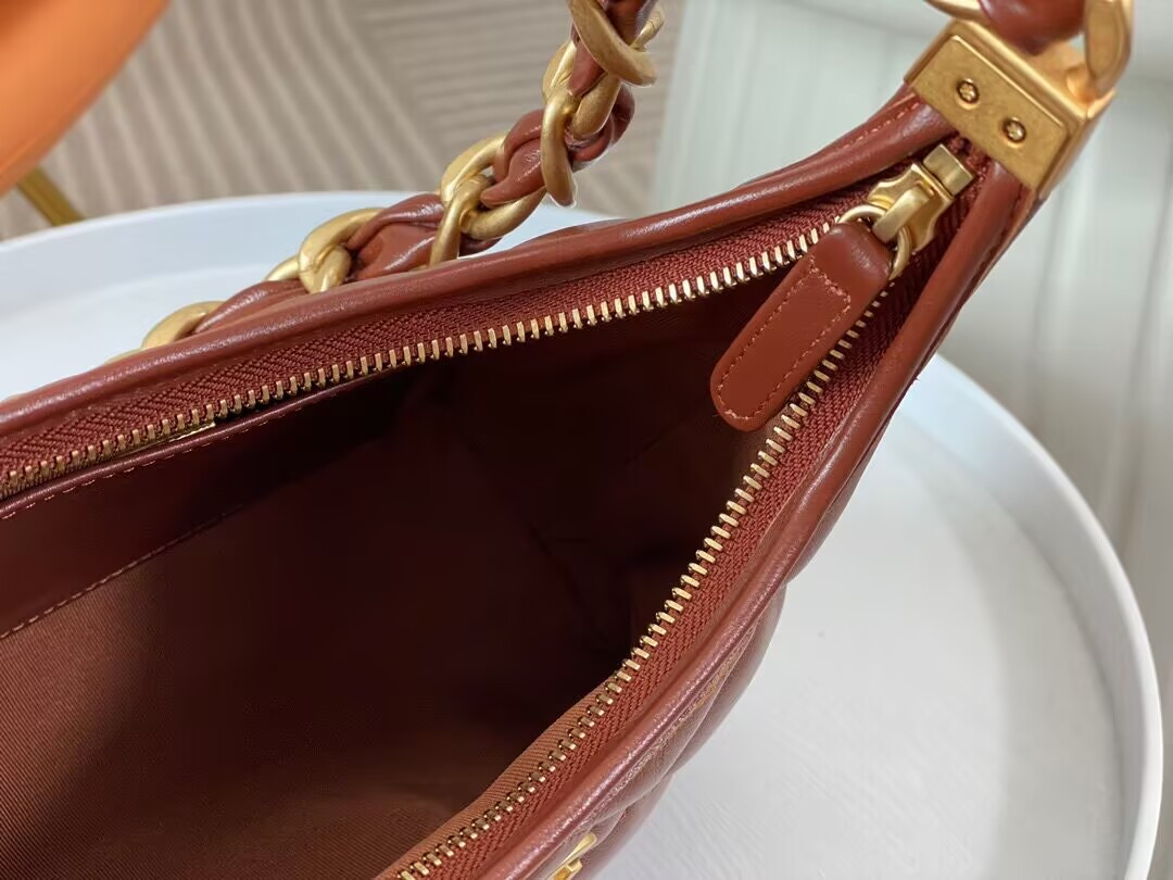 Ch**el 24a Hobo Bag 19×22×8.5cm