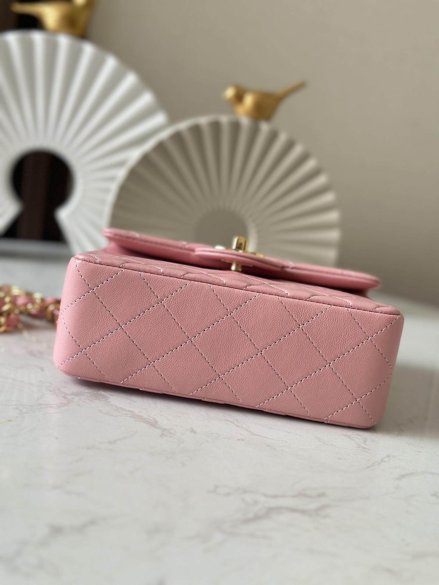 Ch**el Mini Square Flap Bag 17.5cm